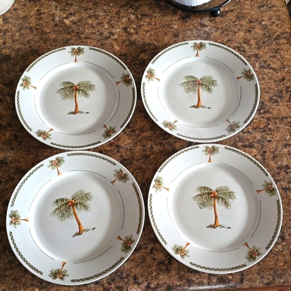 4 Gibson Salad plates